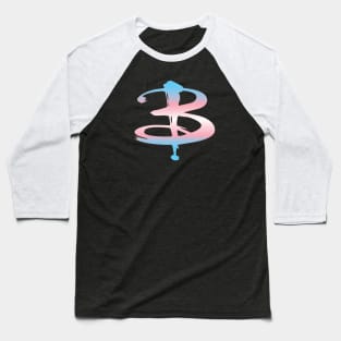 B Logo Transgender Pride Baseball T-Shirt